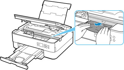 Canon : Inkjet Manuals : TS5350i series : Paper Is Jammed inside